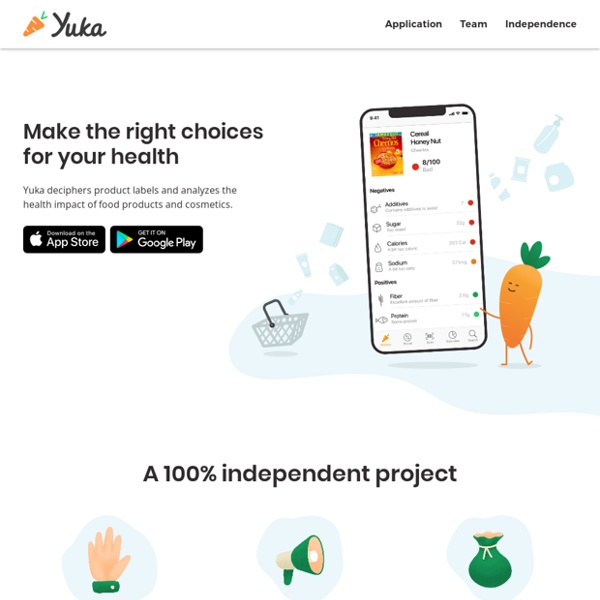 Yuka - L'application mobile qui scanne votre alimentation