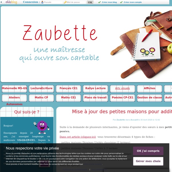 Zaubette - une maitresse qui ouvre son cartable