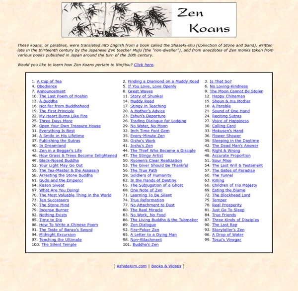 Zen Koans - AshidaKim.com