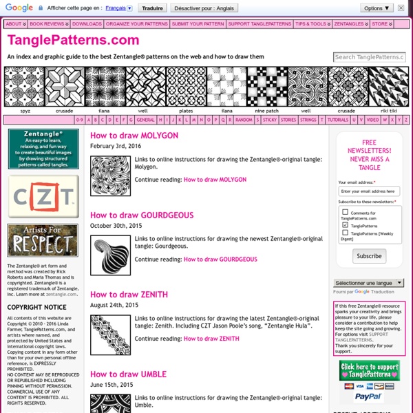 Zentangle «TanglePatterns.com