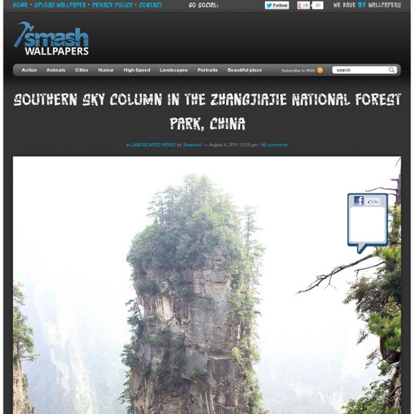Southern Sky Column In the Zhangjiajie National Forest Park, China