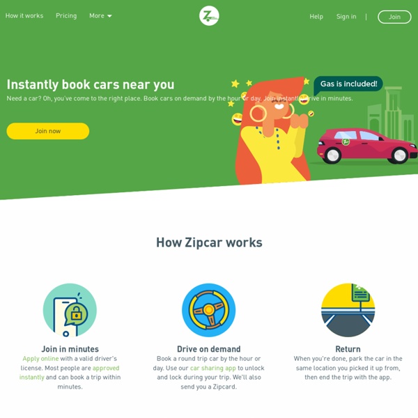 Car Sharing, an alternative to car rental and car ownership – Zipcar