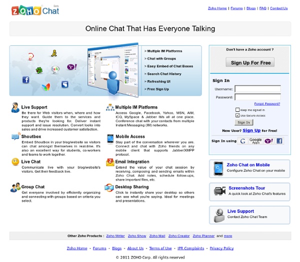 ZOHO Chat