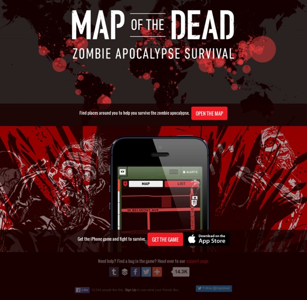 Map of the Dead - Zombie Apocalypse Survival