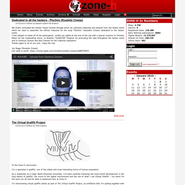 Zone-H.org - Unrestricted information