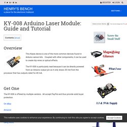 KY-008 Arduino Laser User Manual