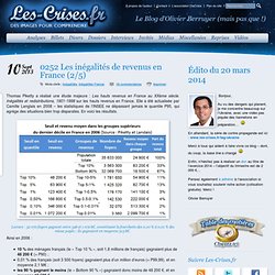 0252 Les inégalités de revenus en France (2/5) - Les-Crises.fr
