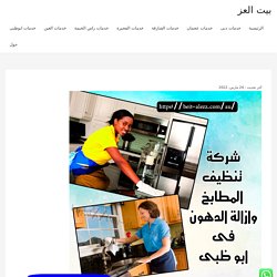 شركات تنظيف المطابخ وإزالة الدهون في أبو ظبي