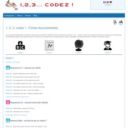 1, 2, 3, codez ! - Fiches documentaires