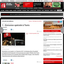 1 - Emission spéciale à Tunis