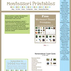 1+1+1=1..Montessori Printables