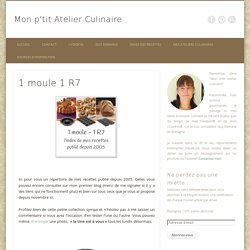 Mon p'tit Atelier Culinaire – 1 moule 1 R7