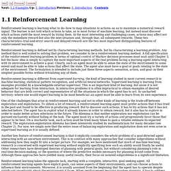 1.1 Reinforcement Learning