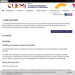 Surcharge informationnelle - CLEMI