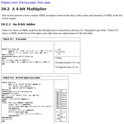 10.2  A 4-bit Multiplier