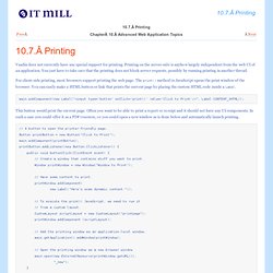 10.7. Printing
