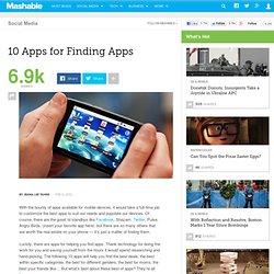 10 Apps for Finding Apps