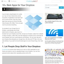 10+ Best Apps For Your Dropbox