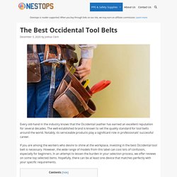 10 Best Occidental Tool Belts
