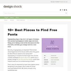 10+ Best Places to Find Free Fonts