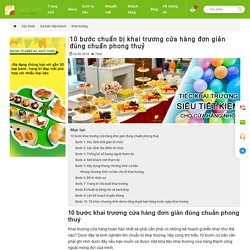 10 bước chuẩn bị khai trương cửa hàng đơn giản đúng chuẩn phong thuỷ