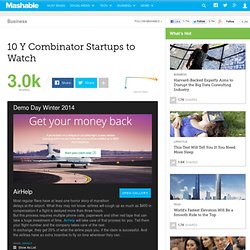 10 Y Combinator Startups to Watch