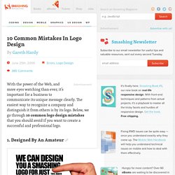 10 Common Mistakes In Logo Design