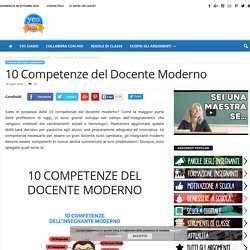 10 Competenze del Docente Moderno