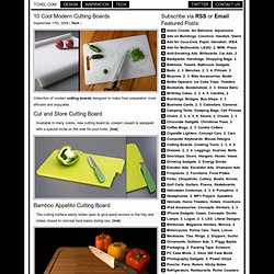 10 Cool Modern Cutting Boards