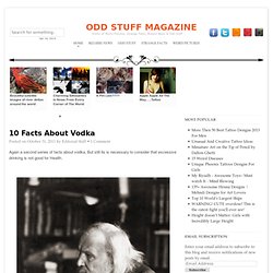10 Facts About Vodka
