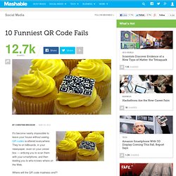10 Funniest QR Code Fails Mashable 10 Funniest QR Code Fails