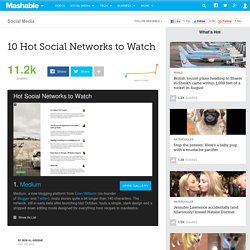 10 Hot Social Networks to Watch