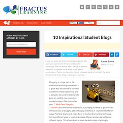 10 Inspirational Student Blogs