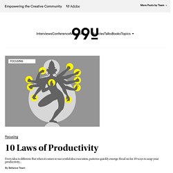 10 Laws of Productivity