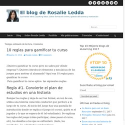 10 reglas para gamificar tu curso - El blog de Rosalie Ledda