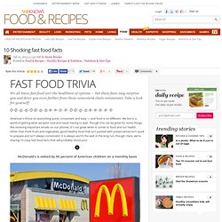 10 Shocking fast food facts