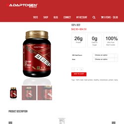 100% Beef – Adaptogen Science
