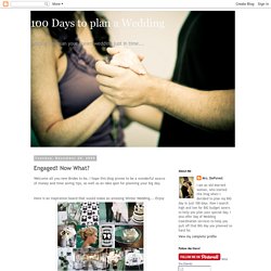 100 Days to plan a Wedding