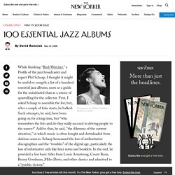 New Yorker - 100 Essential Jazz Albums