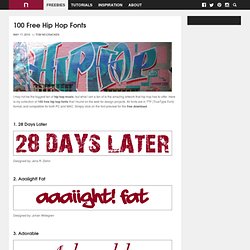 100 Free Hip Hop Fonts - NewEvolution