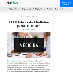 +100 Libros de Medicina ¡Gratis! [PDF]