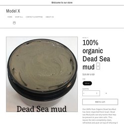 100% Organic Dead Sea Mud