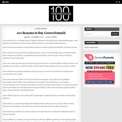 100 Reasons to Buy GrooveFunnels