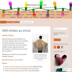 Châles au tricot