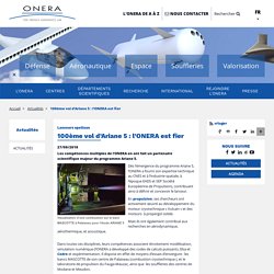 100ème vol d’Ariane 5 : l’ONERA est fier