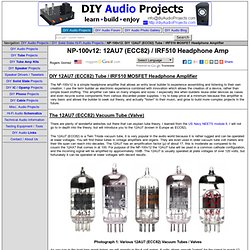 NP-100v12: DIY 12AU7 (ECC82) Tube / IRF510 MOSFET Headphone Amplifier
