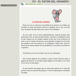 101 - EL RATÓN DEL GRANERO