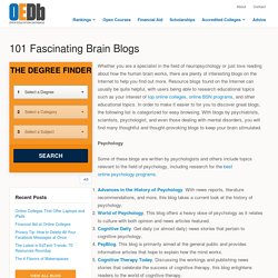 101 Fascinating Brain Blogs