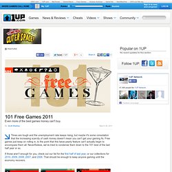 101 Free Games 2011 from 1UP