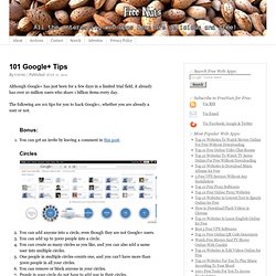 101 Google+ Tips